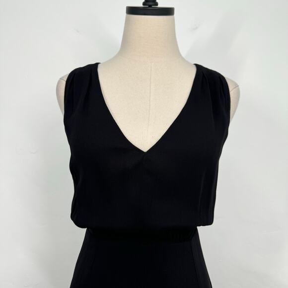 Reformation Sylvania Jumpsuit Black Flare Leg Open Back Ankle Boho Party Size 0 - Picture 3 of 16